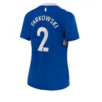 Everton James Tarkowski #2 Fußballbekleidung Heimtrikot Damen 2022-23 Kurzarm